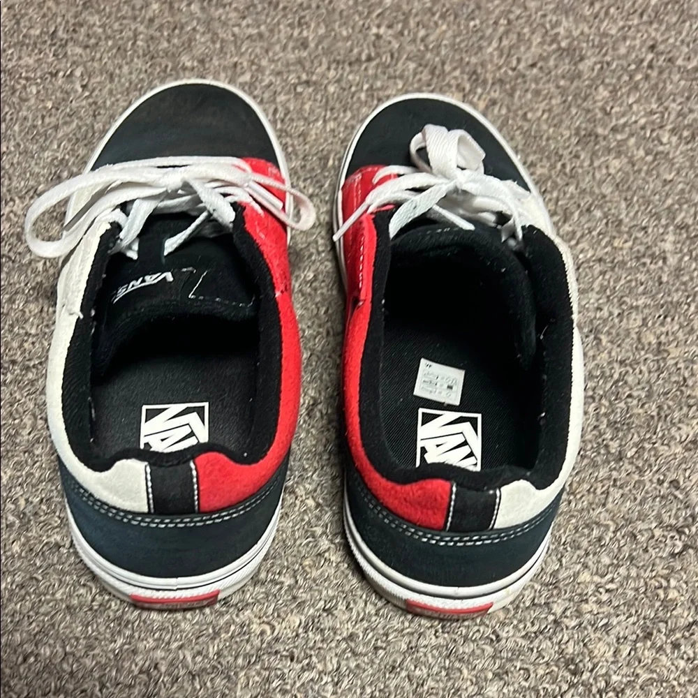 Seldan Vans Black and Red Sneakers unisex